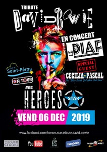 Heroes Star tribute David Bowie + Cécilia Pascal