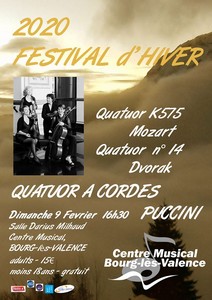 Festival d'Hiver avec Quartuor à Cordes Puccini